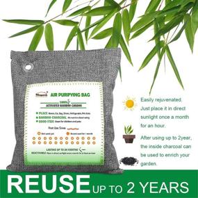 img 3 attached to 🎋 Bamboo Charcoal Air Purifying Bags: The Ultimate Odor Eliminator for a Fresh and Clean Environment!