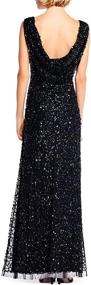 img 1 attached to 👗 Stunning Sleeveless Champagne Dresses for Women by Adrianna Papell