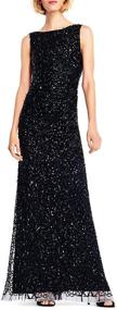 img 2 attached to 👗 Stunning Sleeveless Champagne Dresses for Women by Adrianna Papell