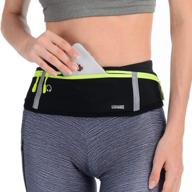 🏃 ushake slim running belt: versatile workout fanny pack for iphone holder, running, walking, cycling, camping, gym logo