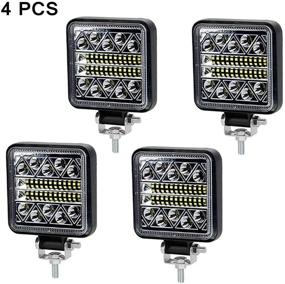 img 2 attached to 4Pcs 12V Led Flood Tractor Work Reserve Lights