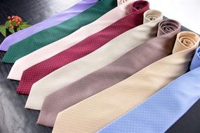 img 1 attached to Spring Notion Microfiber Dotted Necktie Men's Accessories