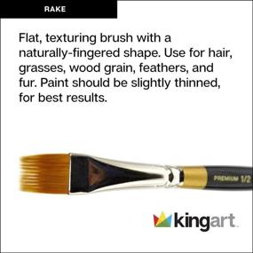 img 1 attached to KINGART Original 9120 1 Premium RAKE Size Painting, Drawing & Art Supplies