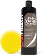 🚗 carfidant ultimate leather conditioner & restorer - complete leather restoration & conditioning kit for automotive interiors, dashboards, sofas & purses - with applicator pad - 18oz kit logo