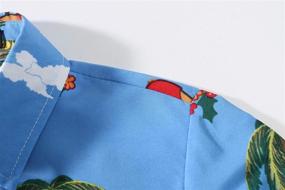 img 1 attached to SSLR Big Boy's Festive Button Down: Santa Claus Ugly Hawaiian Christmas Shirts for Holiday Parties