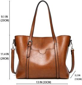 img 1 attached to 👜 Stylish LoZoDo Handle Satchel Handbags: Perfect Women's Shoulder Bags & Wallets in Satchels