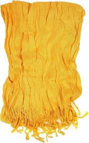 img 1 attached to Love Lakeside Womens Crinkle Bright Yellow