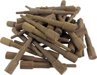 🌰 high-quality walnut miller dowels: size 1x, 40 pack – the perfect joinery solution! logo