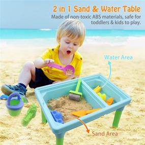 img 3 attached to TuKIIE Sandbox Toddlers Children Natural
