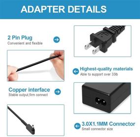 img 2 attached to 🔌 Nicpower AC Charger Adapter for Acer TravelMate B1 P215-51G N18P5 TMP215-51-51RB Spin 3 5 SP315-51 SP314-51 SP314-52 SP513-51 MP215-51-56BF TMP214-51-55FM Laptop Power Supply Cord