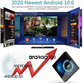 img 3 attached to Высокопроизводительный ТВ-бокс T95 на базе Android 10.0 | 4 ГБ ОЗУ 64 ГБ встроенной памяти | Двухдиапазонный WiFi 2.4 ГГц/5 ГГц | Вывод видео 6К/4К | Bluetooth 5.0 | Смарт-ТВ-бокс с процессором Allwinner H616, четырехъядерным