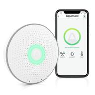 🌬️ airthings 2950 wave radon: accurate smart radon detector with humidity & temperature sensor – no lab fees – battery operated - free app logo