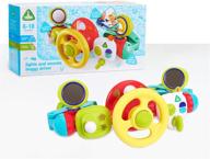 🔦 early learning centre lights and sounds buggy driver: enhancing hand eye coordination and stimulating senses - baby toys for 6 months, amazon exclusive by just play logo