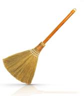 🧹 vietnamese straw soft broom - small natural whisk sweeping hand handle broom for cleaning - decoration items - indoor/outdoor - 7.87'' width x 24.4'' length logo