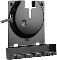 sanus wsscam1-b2: secure sonos amp wall mount with sleek black design, lockable latch, and cable management logo