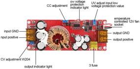 img 3 attached to 🔌 Boost Power Module 10-60V to 12-97V 1500W 30A CC CV DC-DC Voltage Step Up Converter