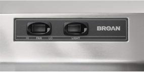 img 3 attached to 🍳 Broan-NuTone 403004 Range Hood Insert: Enhance Your Kitchen with Stainless Steel, Light Exhaust Fan, 30", 6.5 Sones, 160 CFM