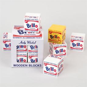 img 2 attached to 🎨 Mudpuppy Warhol Brillo Wooden Blocks: A Playful Twist on Warhol's Iconic Art