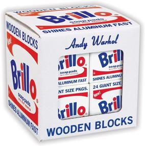 img 3 attached to 🎨 Mudpuppy Warhol Brillo Wooden Blocks: A Playful Twist on Warhol's Iconic Art