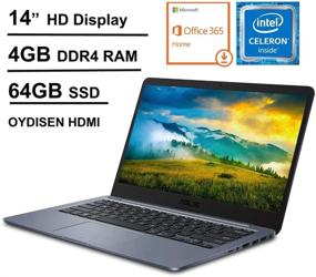 img 3 attached to ASUS L406 Thin and Light Laptop (2020) - 14” HD Display, Intel Celeron N4000, 4GB RAM, 64GB eMMC, Windows 10