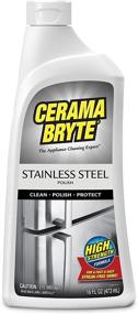 img 2 attached to 🔥 Cerama Bryte 16 oz Stainless Steel Polish: Streak-Free Shine, Clean & Protect with Strong Formula