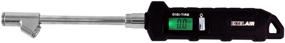 img 3 attached to 🔍 Enhanced EX516DIG Tire Gauge with Extended Swivel Air Chuck by EXELAIR - Black/Silver