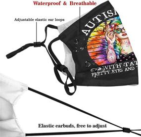 img 1 attached to 🌬️ Adjustable Reusable Windproof Fashion Women's Accessories for Enhanced Awareness