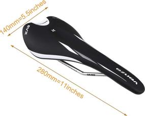 img 2 attached to 🚲 Venzo Bike Bicycle Road MTB Mountain Comfortable Saddle: Optimal Racing Seat