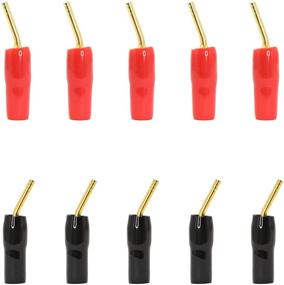img 4 attached to Banana Gold Plated Speaker Connector （10Pcs