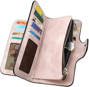 img 1 attached to 👛 Imeetu Wallet Leather Organizer (Black): Stylish Women's Handbags & Wallets for Organized Convenience