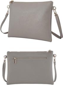 img 1 attached to 👜 Women's Lightweight Vorspack Crossbody Shoulder Bag with Adjustable Strap plus Wallet Combo