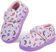 🦄 iceunicorn toddler slippers: playful cartoon unicorn boys' shoes for comfy adventuring logo