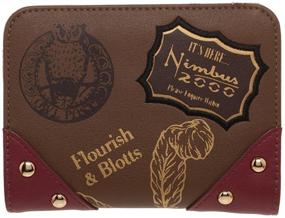 img 2 attached to Harry Potter Trunk Flap Wallet for Women