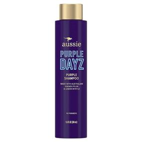 img 4 attached to 🦘 Australia's Aussie Purple Hair Shampoo for Brightening Natural and Color-Treated Blonde Hair, Enriched with Australian Kakadu Plum & Lemon Myrtle - 9.6 Oz