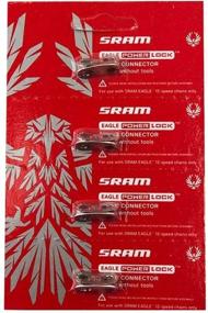 img 1 attached to 🔗 SRAM Eagle PowerLock Chain Connector 12-Speed Chain Link with Decal - Choose from 2-Pack or 4-Pack