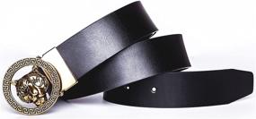 img 3 attached to 👨 Timeless Italian Leather: Old John 41 3Inch Men's Belt Accessories