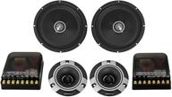 🎵 rockville x8c competition 8" component speakers with titanium tweeters: pro audio powerhouse logo