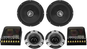 img 4 attached to 🎵 Rockville X8C Competition 8" Component Speakers with Titanium Tweeters: Pro Audio Powerhouse