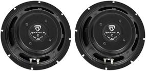 img 1 attached to 🎵 Rockville X8C Competition 8" Component Speakers with Titanium Tweeters: Pro Audio Powerhouse