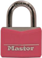 pink master lock 146d covered aluminum keyed padlock, 1-9/16 inches: secure your belongings with style логотип