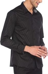 img 2 attached to 👔 Tinkwell Casual Button-Down Regular Sleeve Men's Shirt Apparel