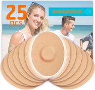 🩹 25 pcs fixic freestyle adhesive patches - ideal for libre, enlite, guardian - waterproof tan bandages - pre-cut backing paper - extended sensor fixation! логотип