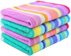 img 4 attached to Egles Kitchen Dish Towels - 100% Cotton Terry Cloth Scrubbing Dishcloths - Large 15x26 inches, Pack of 4