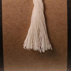 img 2 attached to 🧵 MT Craft Supplies Macrame Cord: 3mm x 110 Yard 3 Strand Twisted Soft Natural Turkish Cotton Cord for Crafts, Wall Hangings, and Plant Hangers - Natural Color