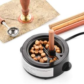 img 1 attached to ⚡️ Electric Wax Melting Furnace - Mini Glue Pot for Melting Sealing Wax Sticks and Beads, Wax Seal Warmer Tool