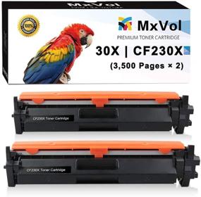 img 4 attached to 🖨️ High Yield MxVol Compatible Toner Cartridge Replacement for HP 30X 30A CF230A CF230X - 2 Pack, Black - 3,500 Pages - for HP Laserjet Pro M203dw MFP M227fdw M227fdn Printer