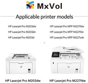 img 3 attached to 🖨️ High Yield MxVol Compatible Toner Cartridge Replacement for HP 30X 30A CF230A CF230X - 2 Pack, Black - 3,500 Pages - for HP Laserjet Pro M203dw MFP M227fdw M227fdn Printer