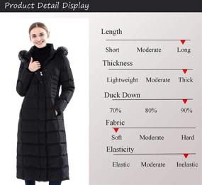 img 2 attached to Obosoyo Womens Hooded Thickened Jacket Women's Clothing in Coats, Jackets & Vests