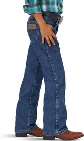 img 2 attached to 👕 Premium Pre-washed Indigo Husky Boys' Clothing by Wrangler - Effortlessly Stylish and Comfortable