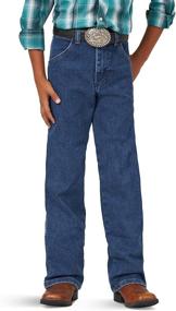 img 4 attached to 👕 Premium Pre-washed Indigo Husky Boys' Clothing by Wrangler - Effortlessly Stylish and Comfortable